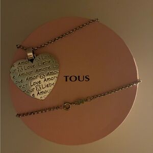 Tous Amore Silver Heart Pendant